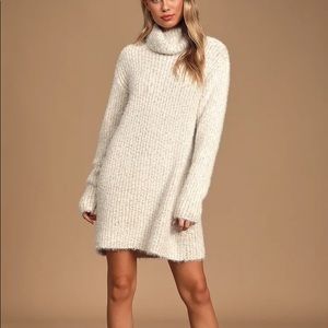 Turtleneck Sweater Dress